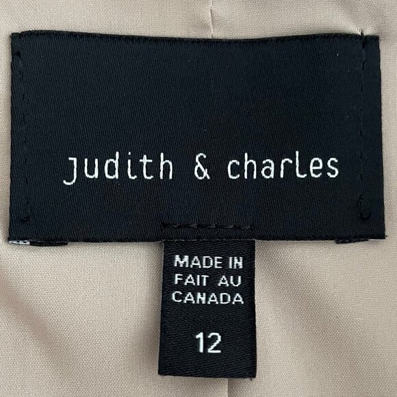 Judith & Charles Classic Double Breasted Notch Collar Wool Blazer Red Sz 12 - Picture 10 of 14